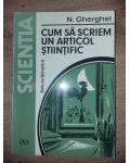 Cum sa scriem un articol stiintific- N. Gherghel