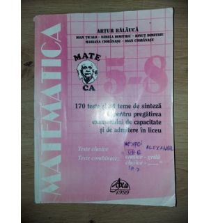 Matematica 5-8 - Artur Balauca