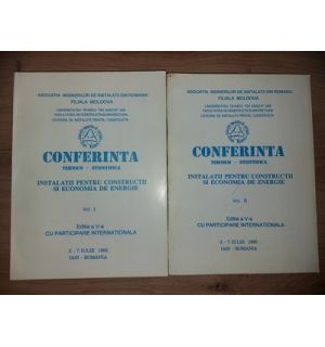 Conferinta tehnico-stiintifica: Instalatii pentru constructii si economia de energie 1, 2 (ed. V)