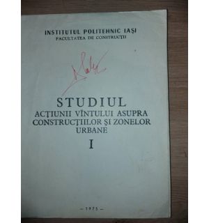 Studiul actiunii vintului asupra constructiilor zonelor urbane 1