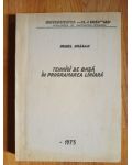 Tehnici de baza in programarea liniara- Irinel Dragan