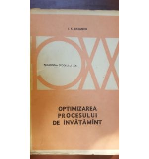 Optimizarea procesului de invatamint- I. K. Babanski