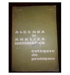 Algebra si analiza matematica 2- D. Flondor, N. Donciu