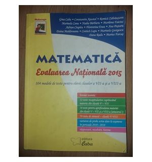 Matematica: Evaluarea Nationala 2015