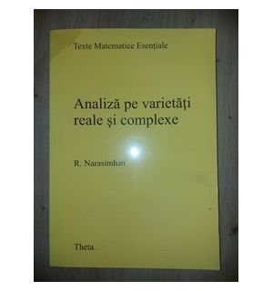 Analiza pe varietati reale si complexe- R. Narasimhan