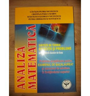 Analiza matematica- Catalin-Petru Nicolescu, Cristina-Paula Marin