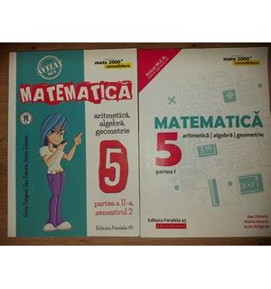Matematica clasa a 5-a (partile I, II)- Sorin Peligrad, Dan Zaharia