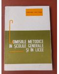 Comisiile metodice in scolile generale si in licee