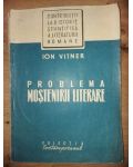 Problema mostenirii literare- Ion Vitner