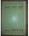 Probleme de filozofie a stiintei: Ontologie si Epistemologie anul 4 nr. 41972