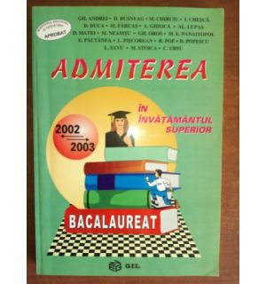 Admiterea in invatamantul superior- Gh. Andrei, D. Busneag