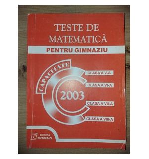 Teste de matematica pentru gimnaziu