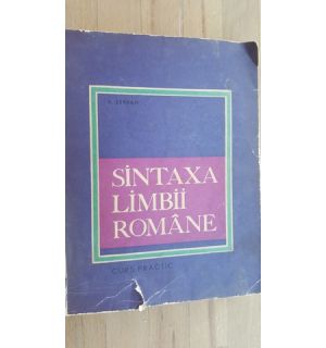 Sintaxa limbii romane. Curs practic- V.Serban