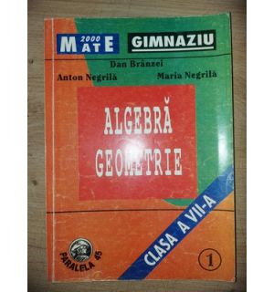Algebra. Geometrie clasa a 7-a vol. 1 - Dan Branzei, Anton Negrila