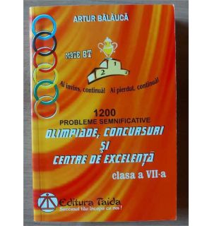 Olimpiade, concursuri si centre de excelenta clasa a 7-a - Artur Balauca