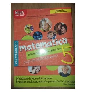 Matematica. Caiet de lucru semestrul I clasa a 5-a - Adrian Turcanu, Marius Antonescu