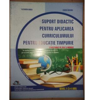 Suport didactic pentru aplicarea curriculumului pentru educatie timpurie- Alexandra Manea, Stanciu Mariana
