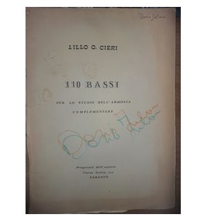 110 bassi- Lillo O. Cieri