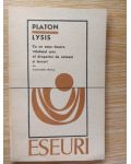 Eseuri: Platon Lysis. Cu un eseu despre intelesul grec al dragostei de oameni si lucruri - Constantin Noica