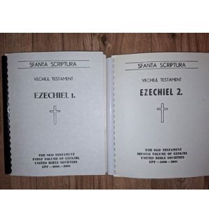 Sfanta scriptura Vechiul testament Ezechiel 2vol Transcriere in Braille