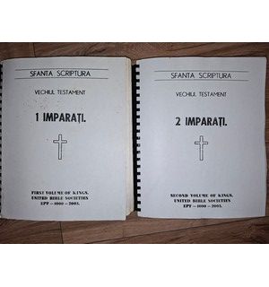 Sfanta scriptura Vechiul testament Imparati 2 vol Transcriere in Braille