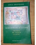 Rememorare si uitare: Scrieri de istorie a artei- Anca Oroveanu
