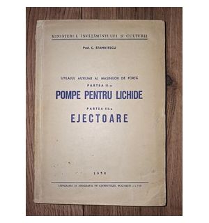 Utilajul auxiliar al masinilor de forta- C. Stamatescu