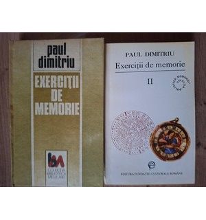 Exercitii de memorie 1, 2- Paul Dumitriu