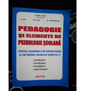 Pedagogie si elemente de psihologie scolara- Elena Joita, V. Ilie