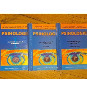 Psihologie: Cursurile anului III, sem I + sem II ( vol. 1, 2) - Aurel Stan, Nicoleta Turliuc