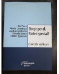 Drept penal. Partea speciala