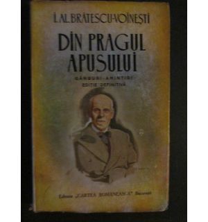 Din pragul apusului
