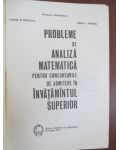 Probleme de analiza matematica pentru concursurile de admitere in invatamantul superior