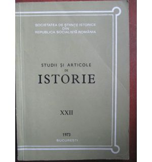 Studii si articole de istorie XXII