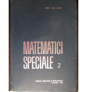 Matematici speciale vol.2