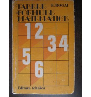 Tabele si formule matematice