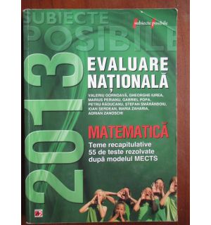 Matematica: Evaluare nationala