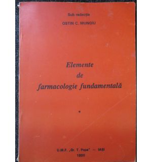 Elemente de farmacologie fundamentala