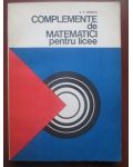 Complemente de matematici pentru licee