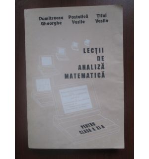 Lectii de analiza matematica pentru clasa a XI-a