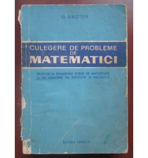 Culegere de probleme de matematici