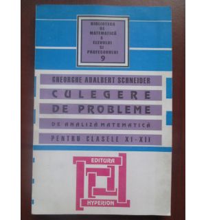 Culegere de probleme de analiza matematica pentru clasele XI-XII