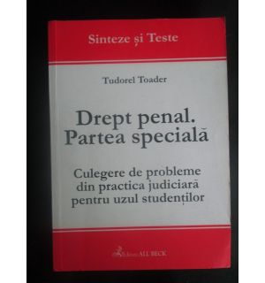 Drept penal. Partea speciala