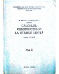 Normativ conditionat pentru calculul constructiilor la starile limita 1